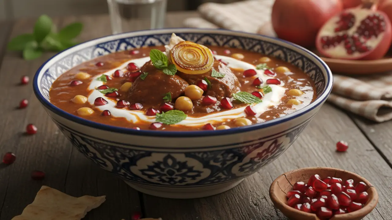 اشکنه پیاز و شنبلیله به‌عنوان یک ناهار سریع